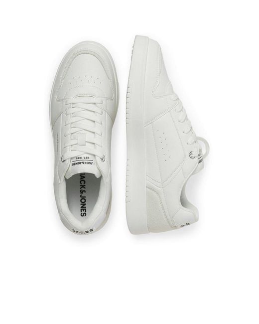 Jack & Jones White Jack &Amp; Jones Ealing Trainers for men