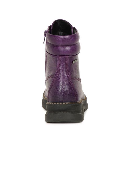 Westland Purple Synthetic Ankle Chelsea Boots