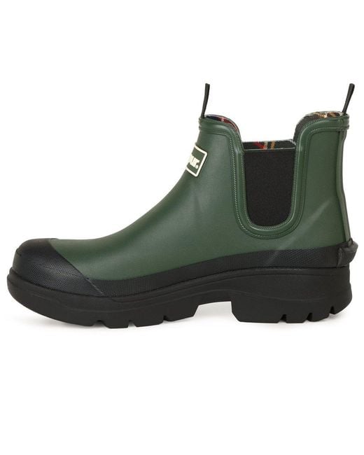 Barbour Green Nimbus Ankle Wellingtons