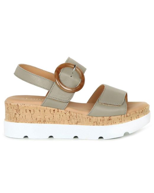 Lotus Black Cammie Sandals