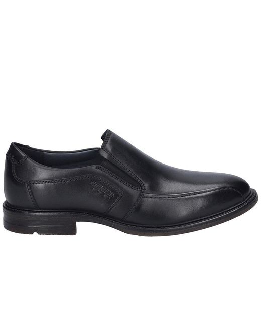Josef Seibel Black Earl 13 Loafers (Schwarz) for men