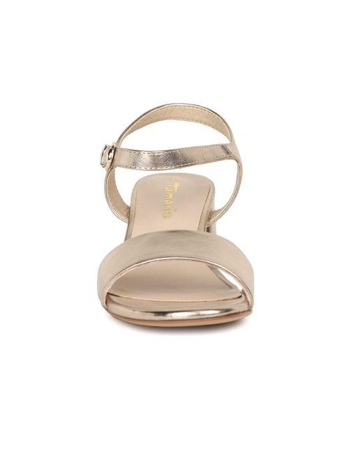 Tamaris Metallic Marigold Sandals