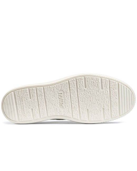 Hotter White Rowan Trainers for men