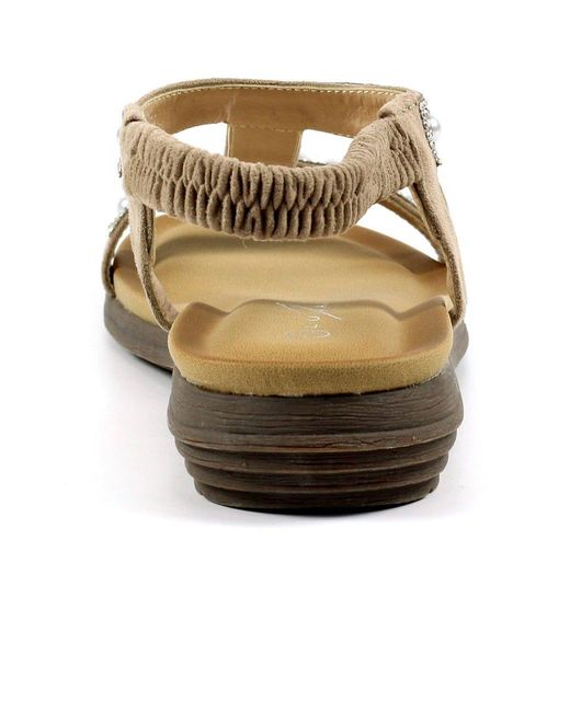 Lunar (GRS) Metallic Tancy Sandals