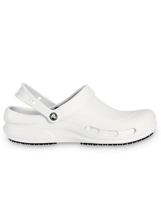 CROCSTM White Bistro Work Clogs for men