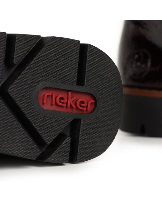 Rieker Black Nevada Ankle Boots