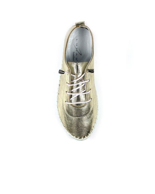 Lunar (GRS) Metallic St Ives Lace Up Shoes