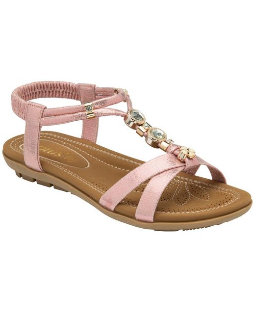 Lotus Pink Bettina Sandals