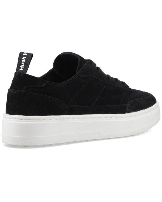 Hush Puppies Black Nesta Trainers