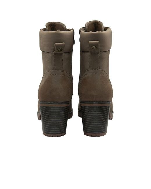 Lotus Brown Gene Ankle Boots