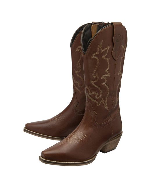 Ravel Brown Taylor Western Style Boots