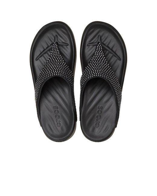 CROCSTM Black Cro Dsv Getaway Triangle Flip
