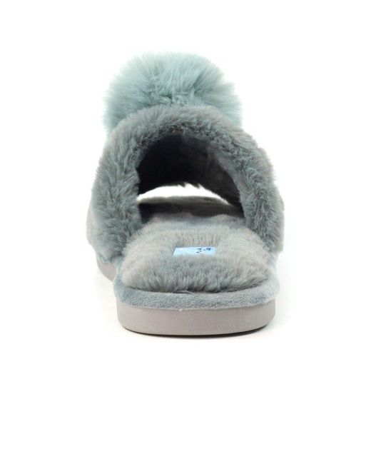 Lunar (GRS) Blue Cara Slippers