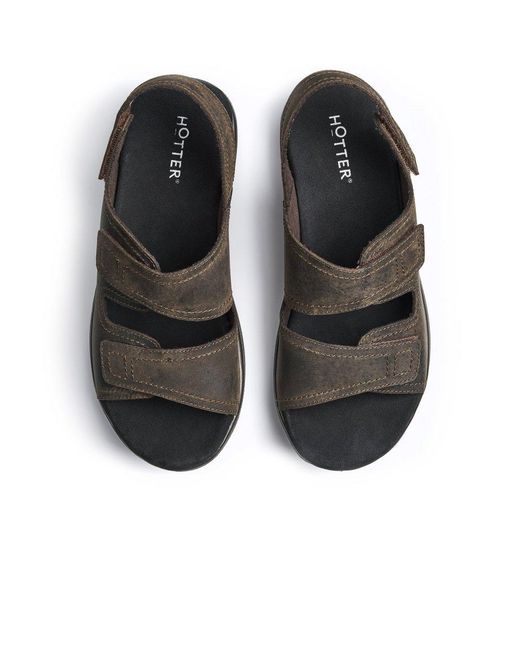 Hotter Brown Causeway Sandals for men