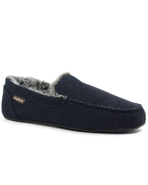 Goodyear Blue Hendrix Slippers for men