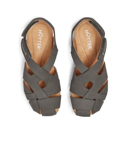 Hotter Gray Carpa Sandals