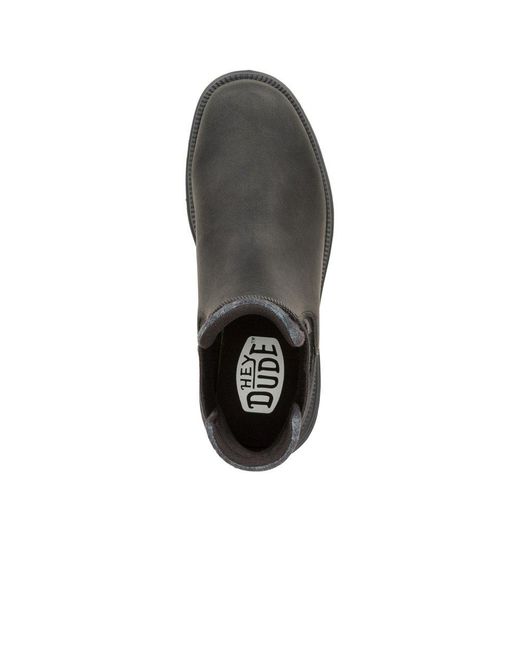 HeyDude Black Branson Classic Boots for men