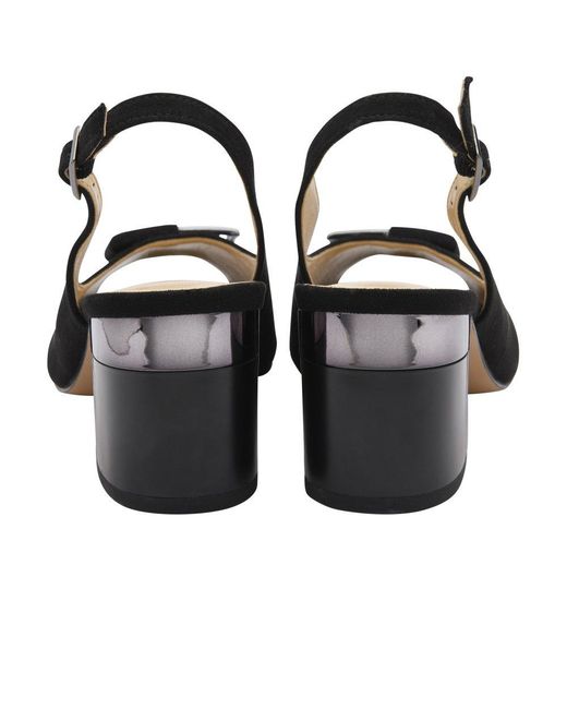 Lotus Black Elena Biker Boots