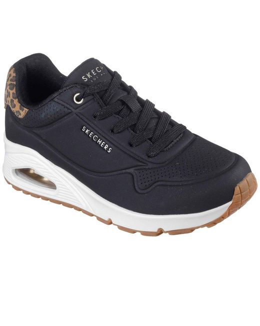 Skechers Blue Uno Jungle Nite Trainers