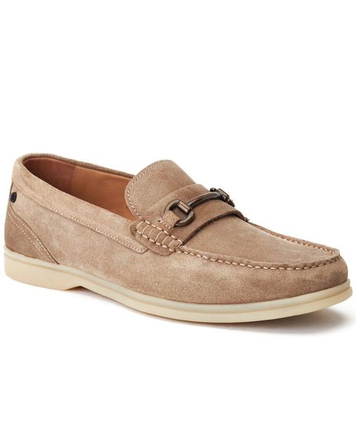 Base London Natural Snapper Loafers for men