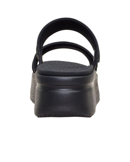 HeyDude Black Austin Slide Calssic Wedge Sandals