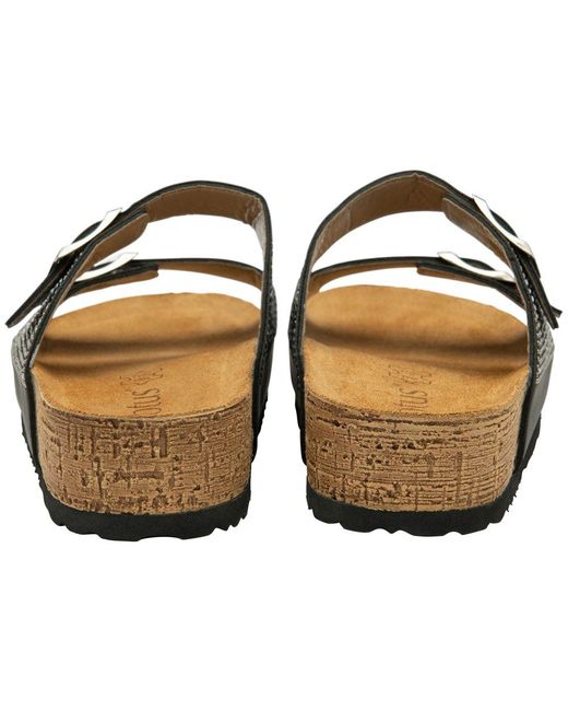 Lotus Brown Tafella Sandals