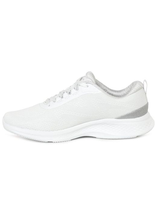 Skechers White Skech Lite Pro Lace Trainers