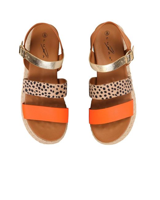 Lunar (GRS) Brown Summer Sandals