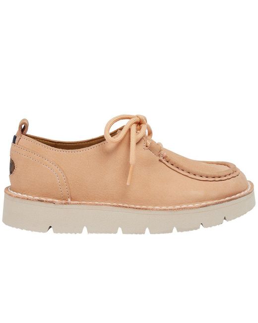 Pod Natural Dusty Lace Up Moccasins