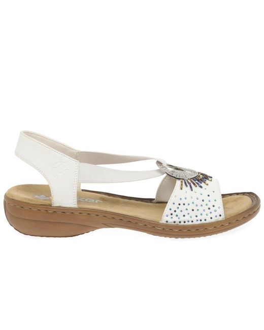 Rieker Gray Halo Sandals