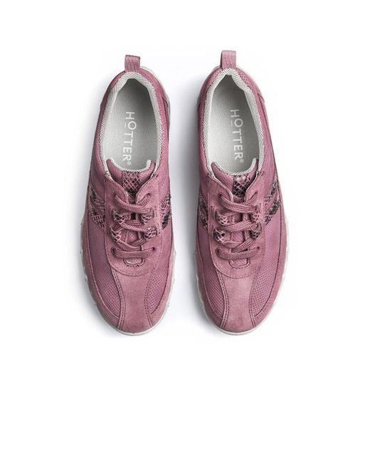 Hotter Purple Leanne Ii Wide Trainers
