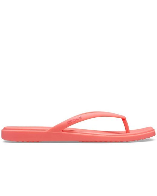 CROCSTM Pink Miami Flip Sandals