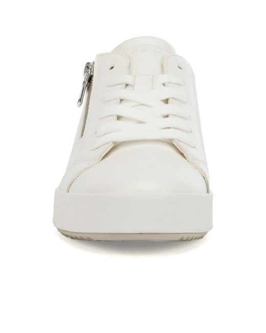 Geox White D Blomiee A Trainers