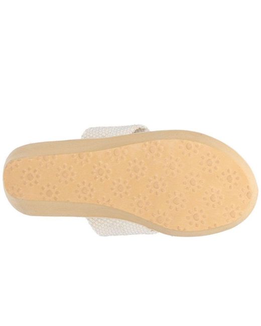 Rocket Dog Natural Diver Webbing Toe Post Wedge Sandals