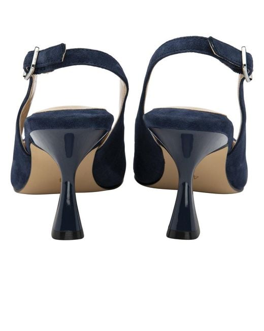 Lotus Blue Delfina Slingback Court Shoes