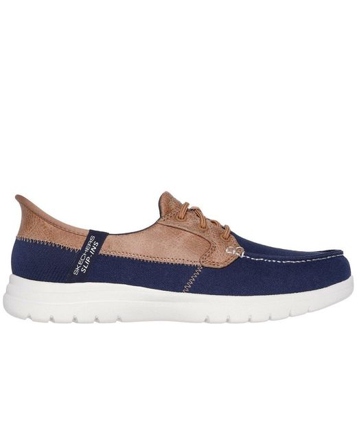 Skechers Blue Palmilla Boat Shoes