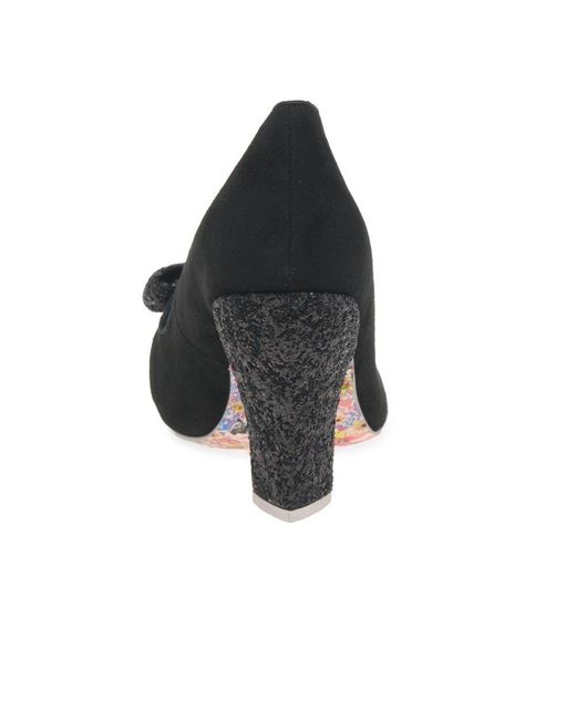 Irregular Choice Blue Nick Of Time Wide Fit Court Shoes