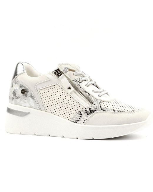 Lunar (GRS) White Bailey Trainers