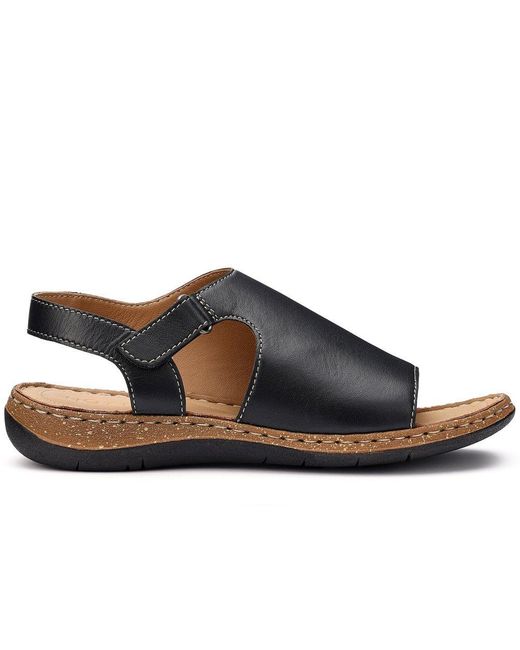 Hotter Blue Mena Mule Sandals