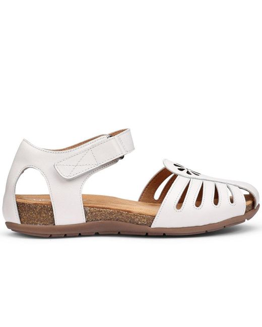 Hotter Metallic Dinaric Sandals