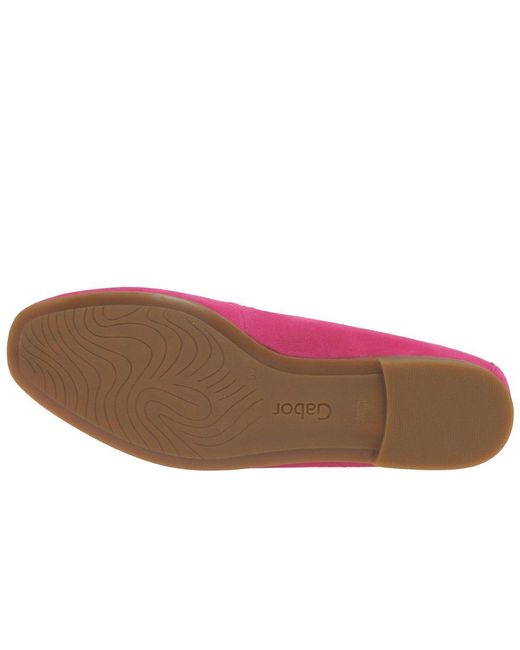Gabor Pink Jangle Loafers