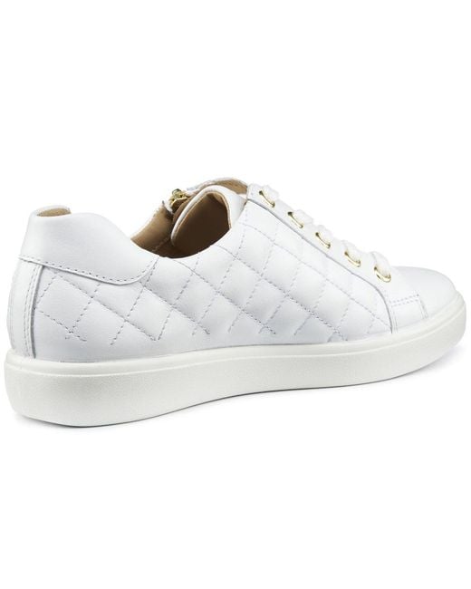Hotter White Wonder Extra Wide Trainers