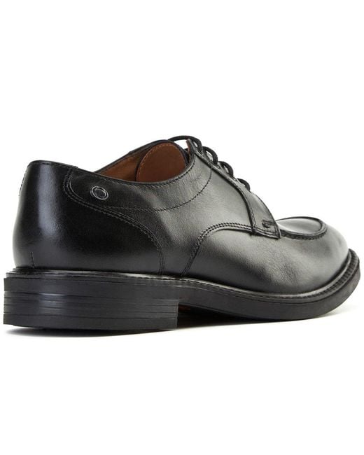 Base London Black Surrey Lace Up Shoes for men