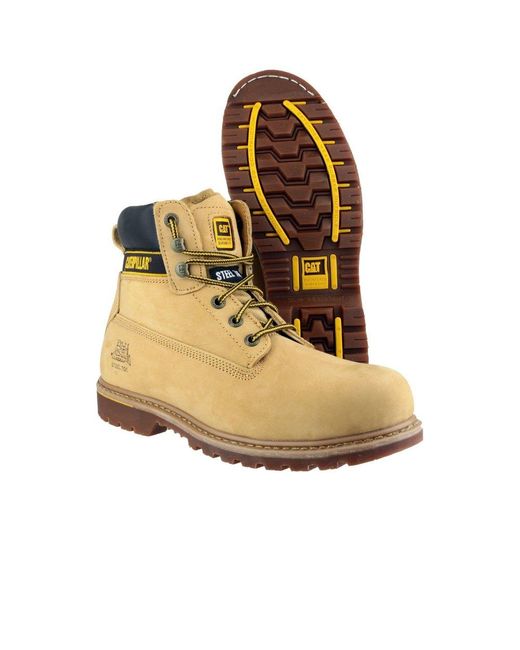 Caterpillar Natural Holton S3 Safety Boots for men