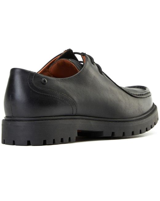 Base London Black Carbon Wallabe Shoes for men