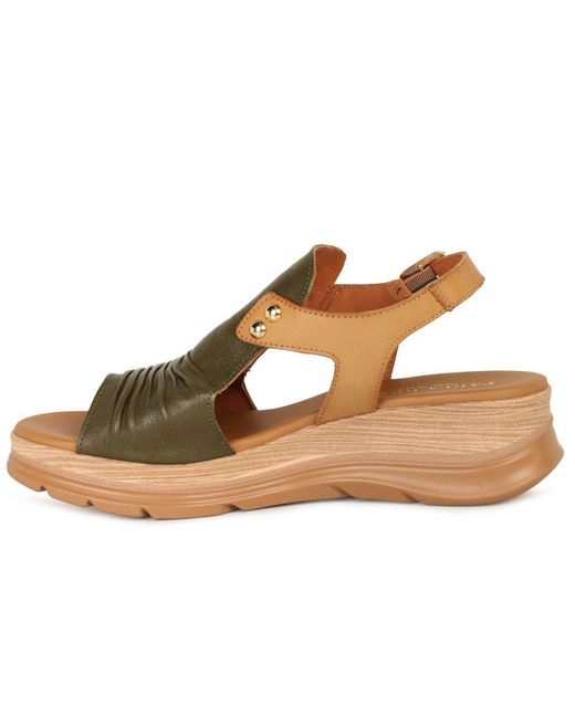 Paula Urban Brown Riviera Ii Sandals