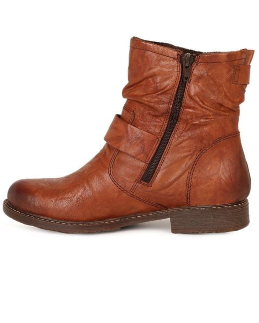 Rieker Brown Danby Ankle Boots