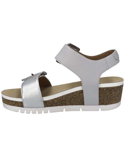 Josef Seibel Metallic Quinn 02 Wedge Sandals