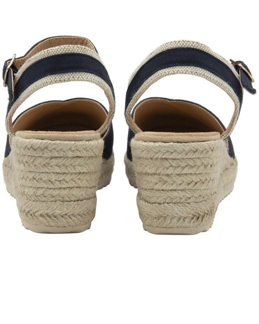 Lotus Blue Bronya Espadrille Wedges