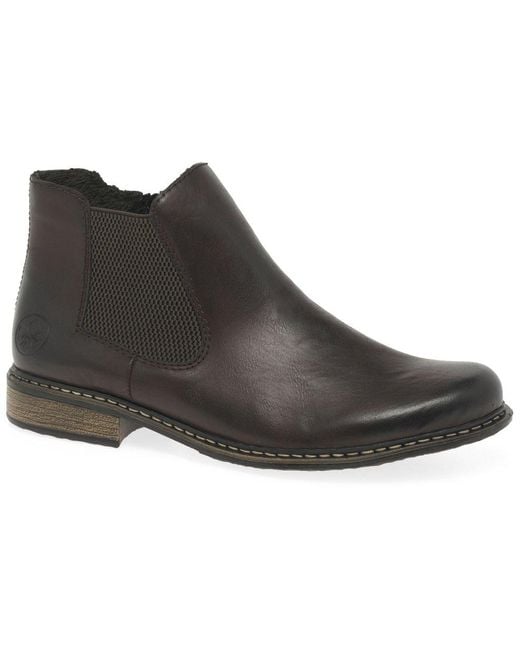 Rieker Black Elton Chelsea Boots